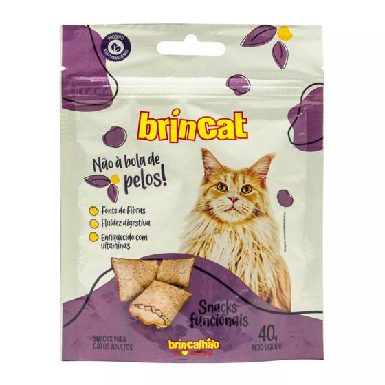 Imagem de Snacks Para Gatos Snacks Funcionais Brincat - Não a bola de pelos