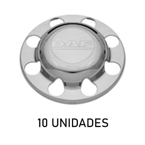 Imagem de Sobre Tampa Do Cubo Da Tração Daf Cromada 10 Unidades