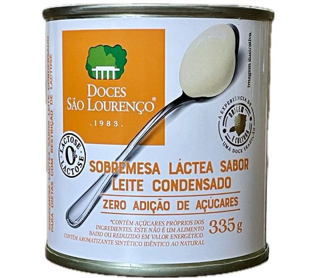 Imagem de Sobremesa Láctea Sabor Leite Condensado Zero Lactose E Zero Açúcar São Lourenço 335g