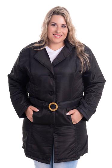Imagem de Sobretudo Feminino em Microfibra com Cinto