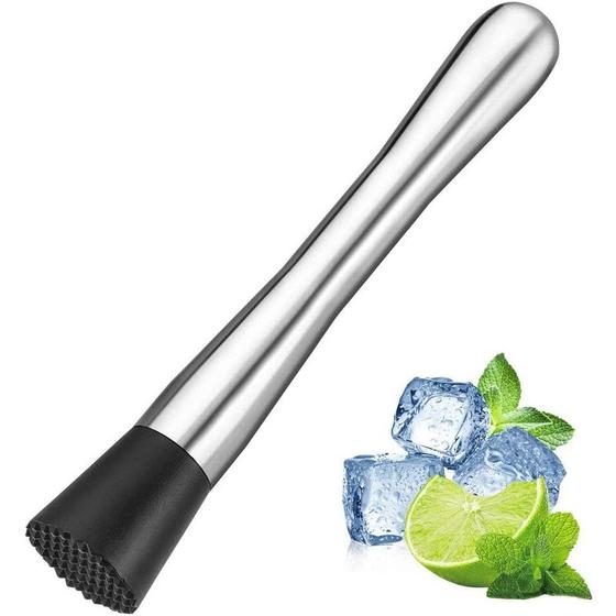 Imagem de Socador de Inox para Caipirinha Macerador de Frutas Ervas