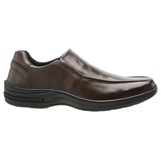Imagem de Social Masculino De Couro Para Trabalhar Formal Esporte Fino Confortável Elegante Qualidade 5030