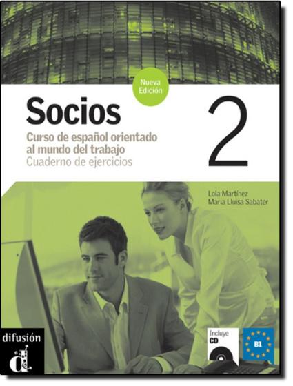 Imagem de Socios 2 Nueva Edition - Cuaderno De Ejercicios + Cd Audio - DIFUSION & MACMILLAN BR