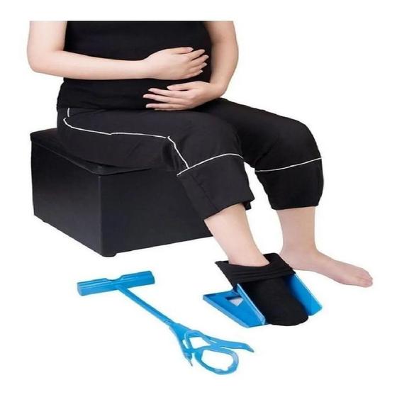 Imagem de Sock Slider Calçador De Meias Prático Fácil Grávidas Idoso