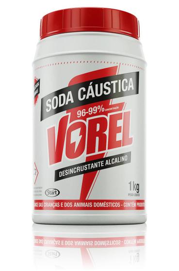 Imagem de Soda cáustica 96-99% vorel desincrustante alcalino 1kg - start