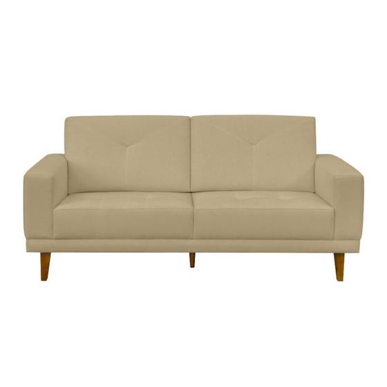 Imagem de Sofa 03 Lugares Capri 200cm Suede Bege D'monegatto