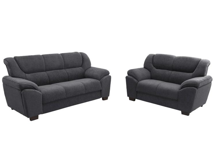 Sofá 2 e 3 Lugares Vigo Umaflex Conjunto de Sofás Magazine Luiza