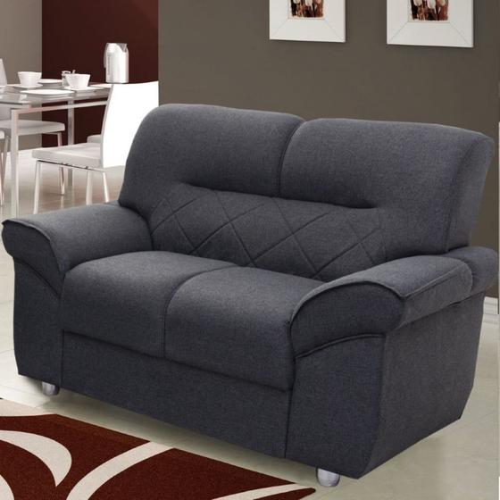 Sofá 2 Lugares 145cm Durban Hellen Hellen estofados Sofás Magazine Luiza
