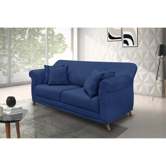 Imagem de Sofá 2 Lugares 180cm Suede Arras Spezzia Decor