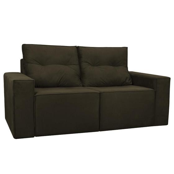 Imagem de Sofá 2 Lugares 1,80M Onix Suede Herrero Cor:Preto