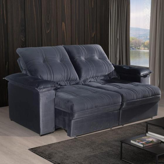 Sofá 2 Lugares 1,80m Retrátil e Reclinável Matteo Bom Pastor Imagem de Sofá 2 Lugares 1,80m Retrátil e Reclinável Matteo Bom Pastor