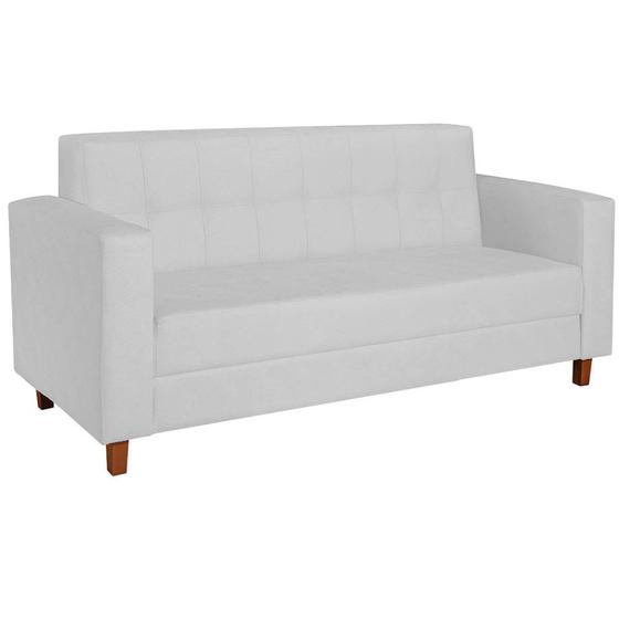 Imagem de Sofá 2 Lugares Denver Suede Branco - AM Decor