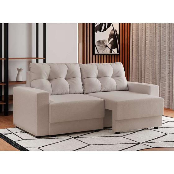 Sofá 2 Lugares Retrátil Lubeck Linho Cru Mobly Sofás Magazine Luiza