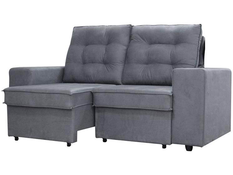 Sofá 2 Lugares Retrátil Reclinável Suede Phormatta Abbas SMP Menor preço em Sofá 2 Lugares Retrátil Reclinável Suede Phormatta Abbas SMP