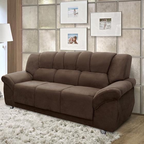 Sofá 3 Lugares 184cm Cordoba Hellen Estofados Sofás Magazine Luiza