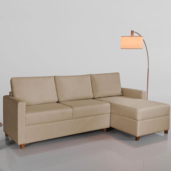 Imagem de Sofá 3 Lugares com Chaise Moov Yescasa