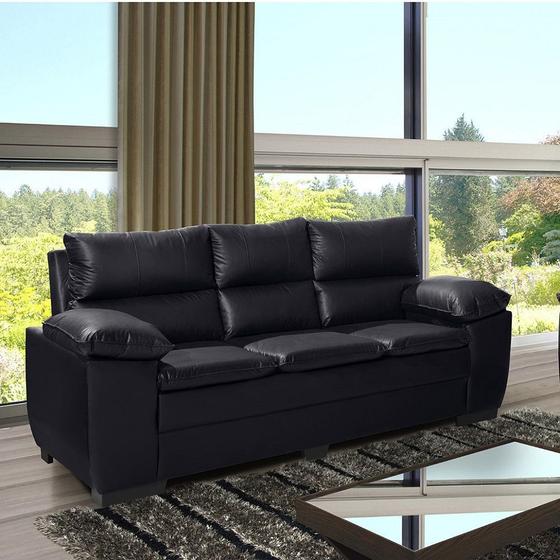 Sofá 3 Lugares Corano Equador Requinte Sofá 3 Lugares Magazine Luiza