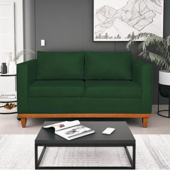 Imagem de Sofá 3 Lugares Europa 180 cm Estilo Conforto e Elegância Suede - Amarena Móveis