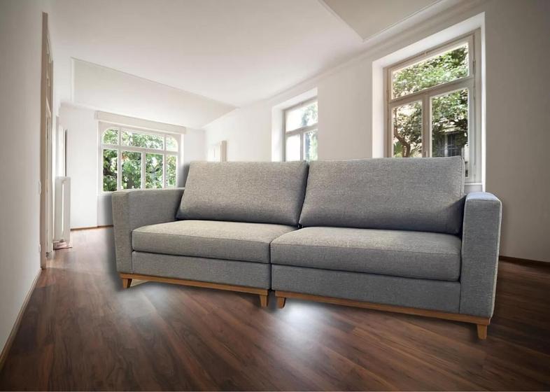 Sofá 3 Lugares King Size log003 SOFÁ DIRETO DA FÁBRICA Sofá 3