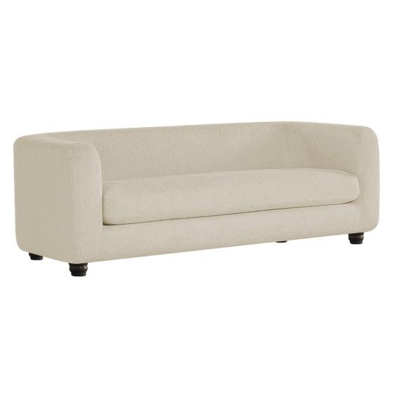 Imagem de Sofá 3 Lugares Luxo Recepção Escritorio Sala Veneza 180cm Linho - ADJ Decor