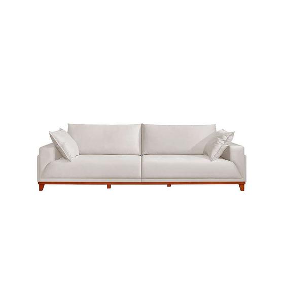 Imagem de Sofá 5 Lugares Snow Linho Bege 280 cm