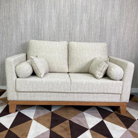 Sofá Antares 2 Lugares D'Confort Design Sofás Magazine Luiza