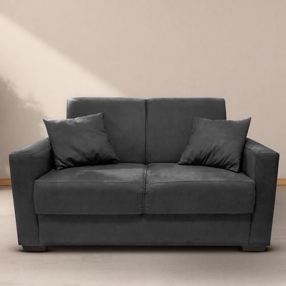 Sofá Bianca 2 Lugares para sala, Escritório e Recepção Preto Dilar Decor é boa?