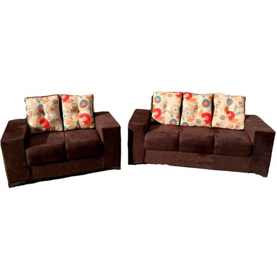 sofá bogota 2/3 lugares veludo JW Estofados Conjunto de Sofás