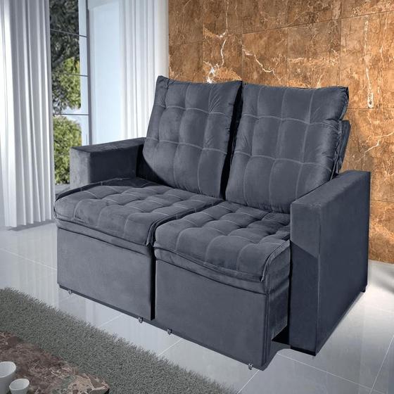 Sofá Bom Pastor Berley 3 Lugares Retrátil e Reclinável Sofás