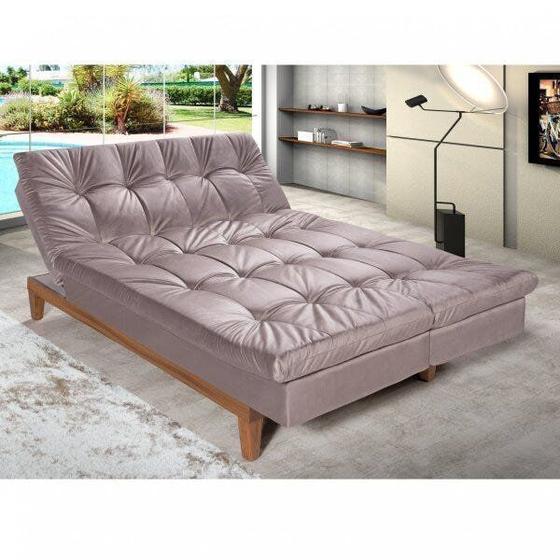 Menor preço em Sofá Cama 3 Lugares 5 Posições Versátil Madero Espresso Móveis