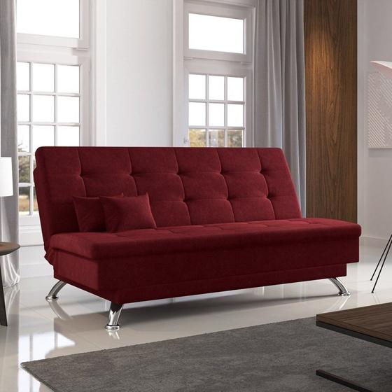 Sofá Cama 3 Lugares Premium Móveis Digital Menor preço em Sofá Cama 3 Lugares Premium Móveis Digital