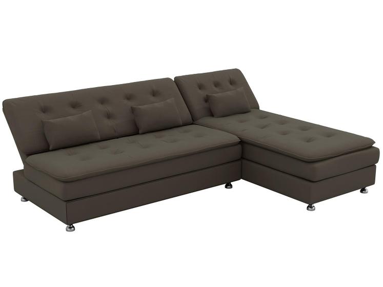 Imagem de Sofá-Cama Casal 4 Lugares Suede Reclinável Reclinável Penélope