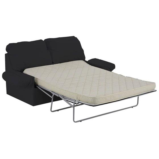 Sofá Cama Corano Preto K425 Menor preço em Sofá Cama Corano Preto K425