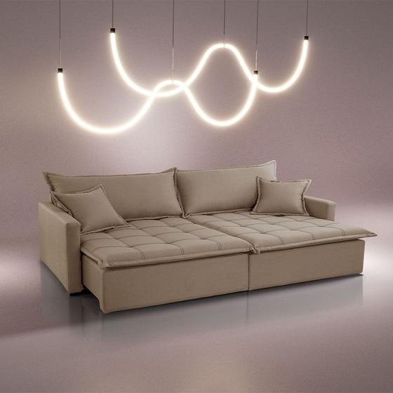 Imagem de Sofá Cama Flora 02 Módulos de 90cm Br 15cm Meu Sofá Online