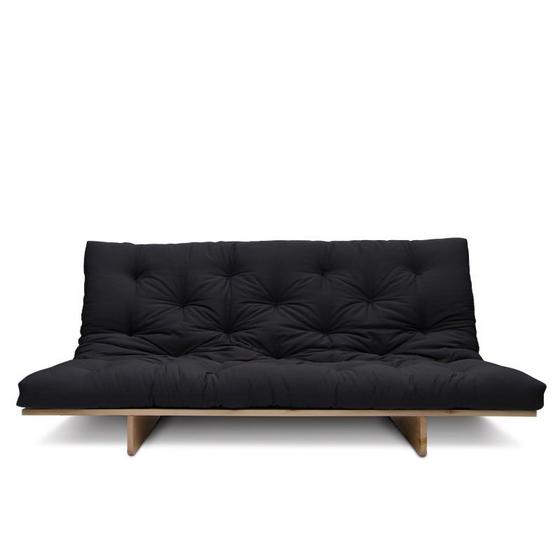 Imagem de Sofá-cama Futon Slim L 03 Lugares Cor Preto