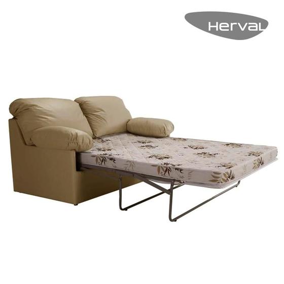Sofá-Cama Herval Bembolado MH 1456, 3 Lugares, Bege Corano Menor preço em Sofá-Cama Herval Bembolado MH 1456, 3 Lugares, Bege Corano