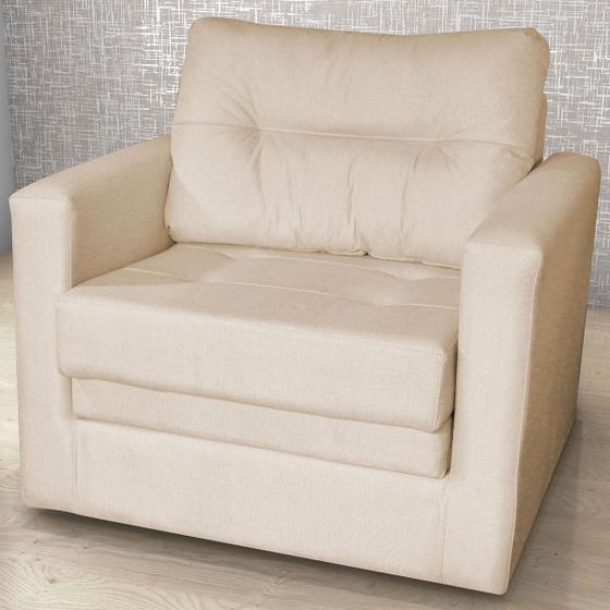 Sofá Cama Marissol Reclinável Linho Bege - Matrix Menor preço em Sofá Cama Marissol Reclinável Linho Bege - Matrix