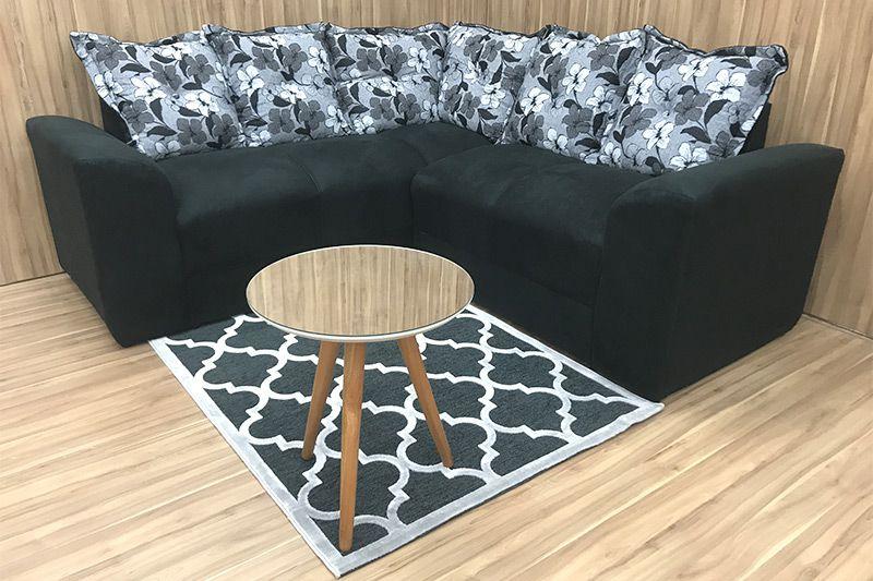 Sofá Canto Preto com Floral 601/37 Belo é boa?