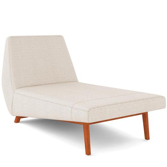 Imagem de Sofá Chaise Longue Sala de Estar Living Parisi 155 cm D02 Linho Cru D-461 - Lyam Decor