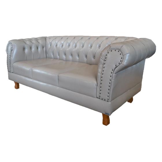 Imagem de Sofá Chesterfield Duque 1,80M - Corano Branco / Recepção, moveis, sala, decoração