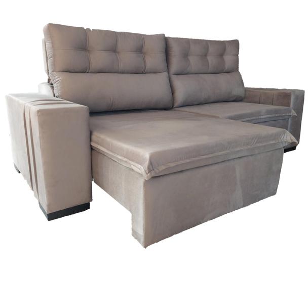 Sofa com 2,40 metros Retrátil e reclinável - Labeli - Sofás - Magazine Luiza