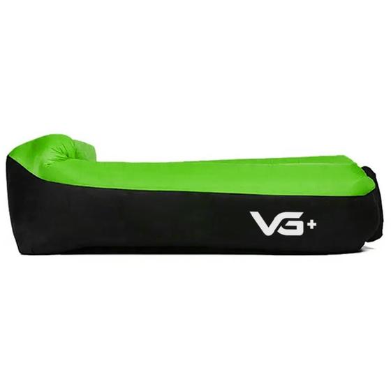 Imagem de Sofá de Ar Hug Bag Inflável Camping Relaxante Verde Vg+