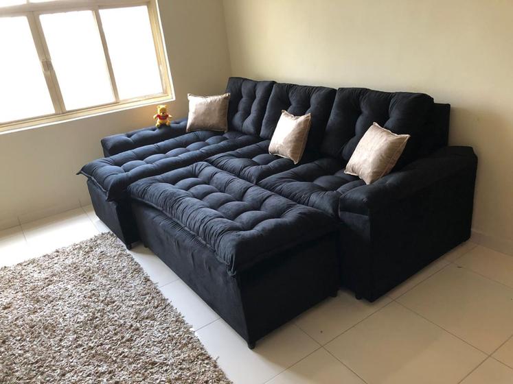 Sofá de luxo Genesis Albuquerque Ambientes Sofás Magazine Luiza
