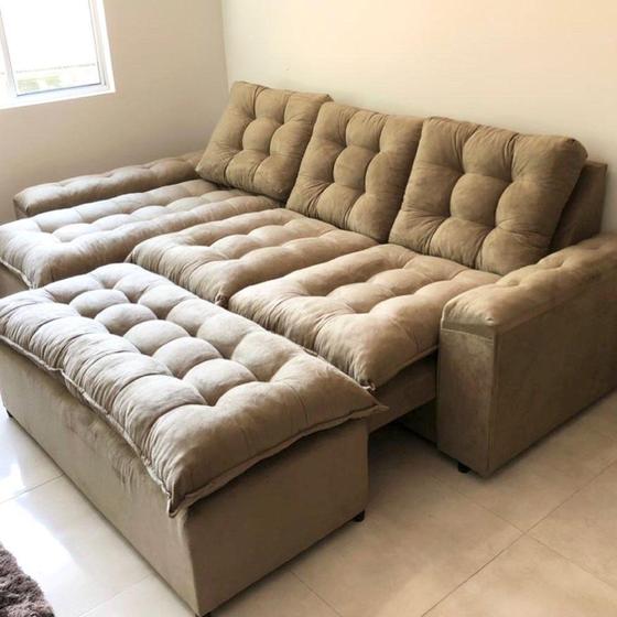 Sofá de luxo Genesis Albuquerque Ambientes Sofás Magazine Luiza