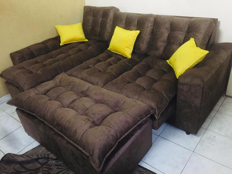 Sofá de luxo Genesis Albuquerque Ambientes Sofás Magazine Luiza