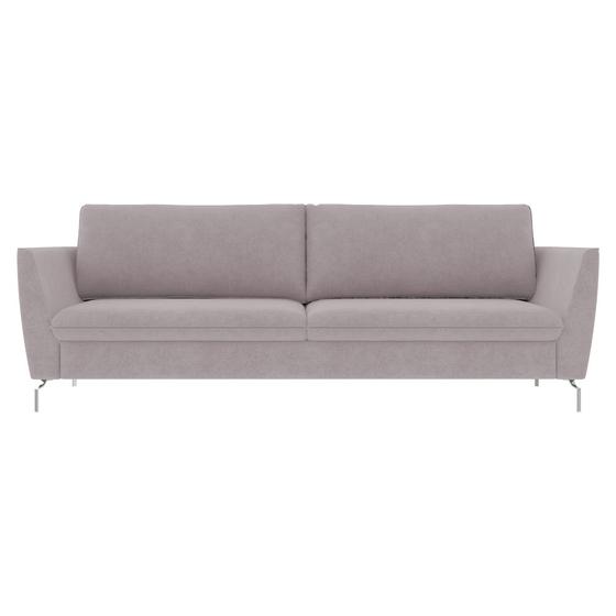 Imagem de Sofá Decorativo Sala de Estar 210cm Olívia Suede Rosê G52 - Gran Belo