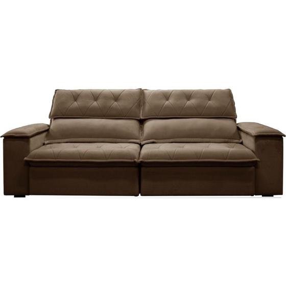 Sofá Estofado Gralha Azul 9212 Vegas 3 Lugares 97x108x208cm Sofás