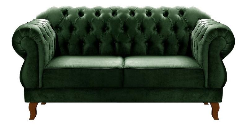 Sofá Fixo Duquesa Chesterfield 2 Lugares Namoradeira Classico Retrô Menor preço em Sofá Fixo Duquesa Chesterfield 2 Lugares Namoradeira Classico Retrô