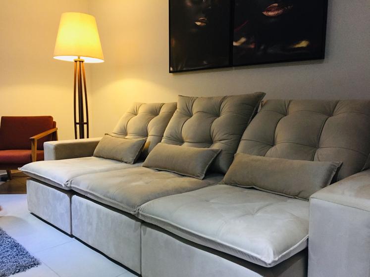 Sofá França JMA estofados Sofás Magazine Luiza