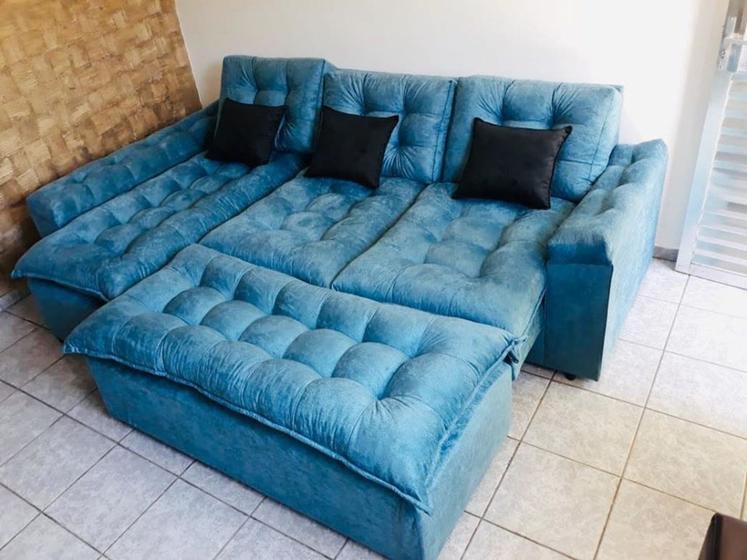 Sofá Genesis de Luxo Albuquerque Ambientes Sofás Magazine Luiza